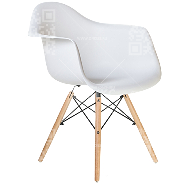 Стул пластиковый DOBRIN DAW LMZL-PP620 ножки бук