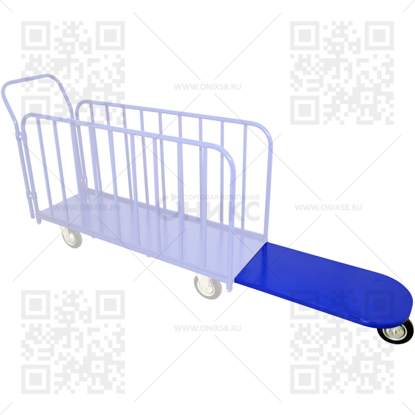 Тележка приставка для ДЛ  400*700 без колес