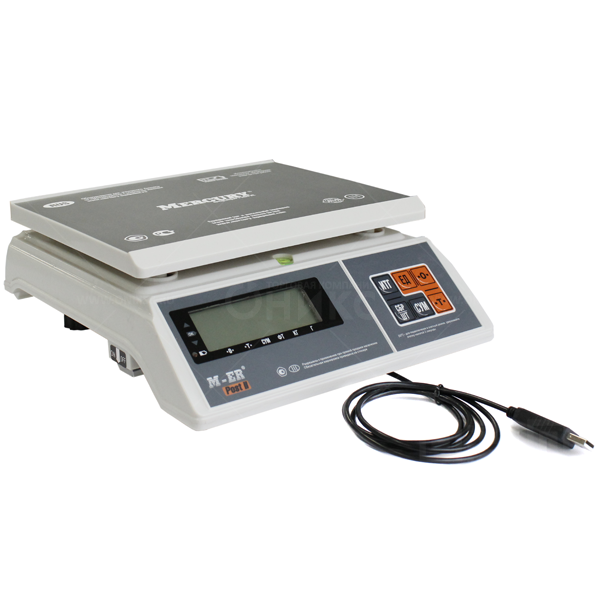 Весы M-ER 326AFU - 3.1 "Post ll" LCD USB-COM 