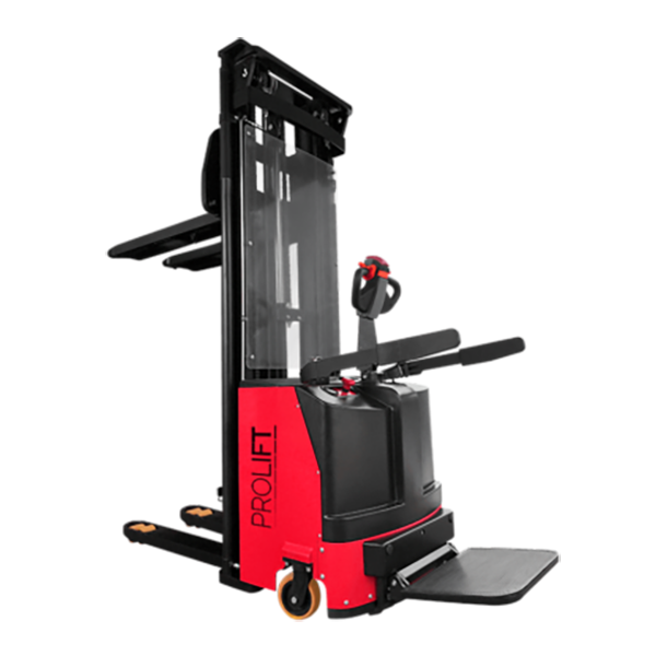 Штабелер самоходный PROLIFT M2 SDK 1645  1600кг., 4,5м. с электроподъемом, АКБ 280Ah, с платформой оператора с FLL