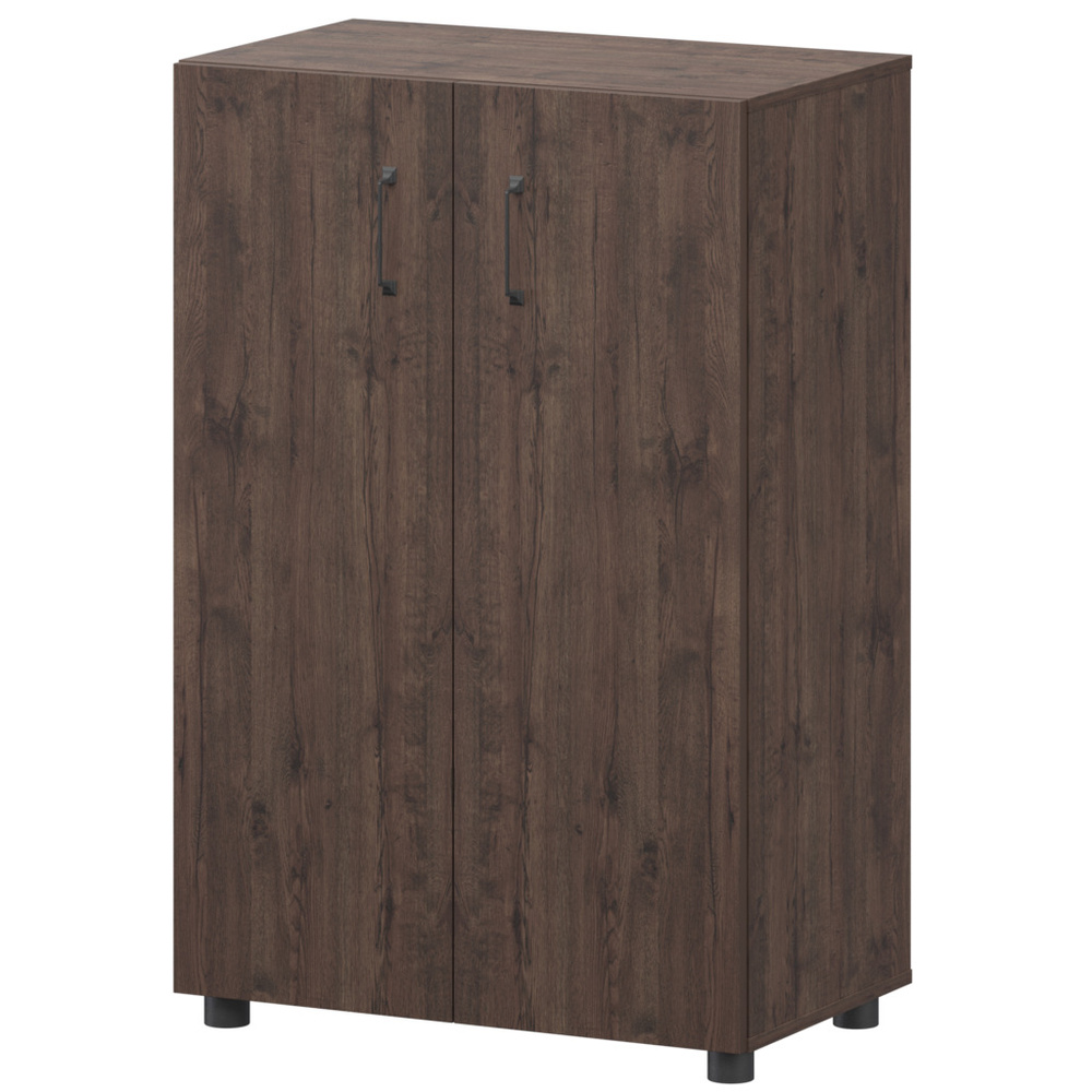 Стеллаж средний закрытый Приоритет К-933,К-943,КФ-942 Дуб апрель (720×420×1215 мм)