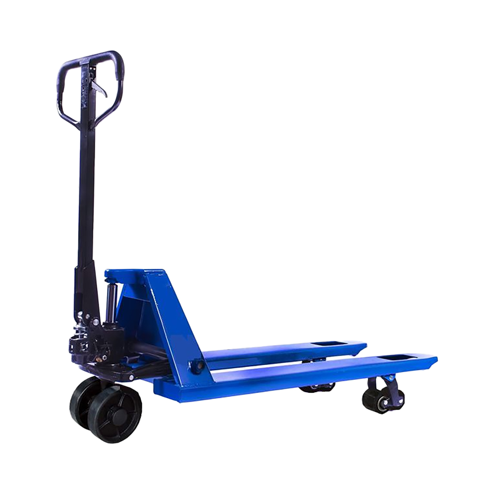 Тележка гидравлическая TOR RHP 2500 BF, 1150 мм. резин. колеса