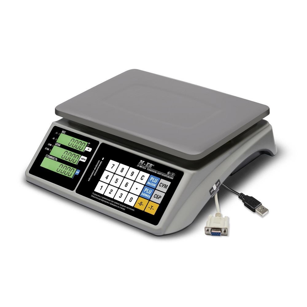 Весы M-ER 328AC-32.5 "TOUCH-M" LCD RS232 и USB