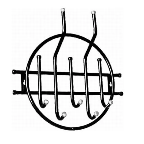 Вешалка настенная Силуэт черный