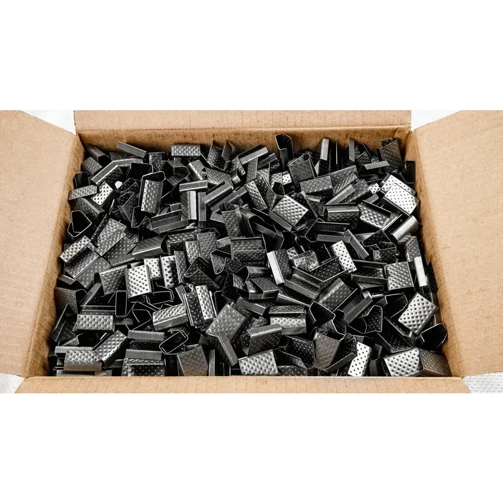 Скрепа ПП 19 мм (500 шт./упак) сталь ЗВП (PP-ST-19(500шт))