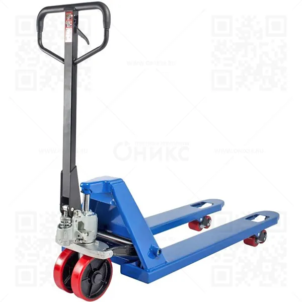 Тележка гидравлическая TOR RHP 2500 BF, 1150 мм. полиур. колеса