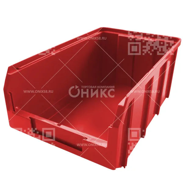 Ящик пластиковый V-3 341*207*143 красный