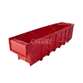 Ящик пластиковый Б 400*92*100 красный