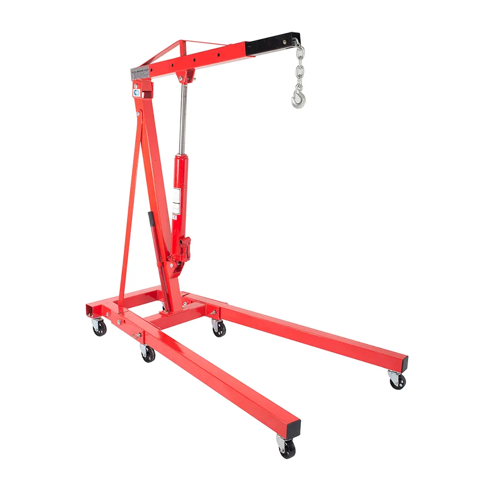 Кран гидравлический TOR TL1001-2, 2т, высота подъема 25-2382, складной