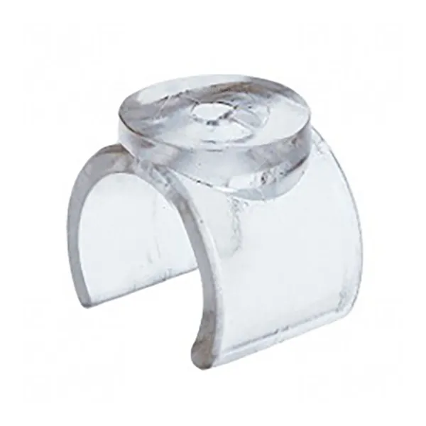 JR-40.25П Держатель стеклянной полки пластиковый (плоский)