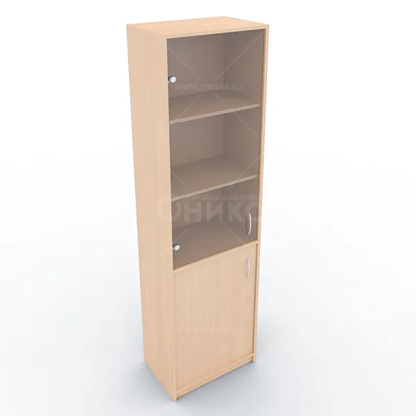 Шкаф серии А №3 А-321/А-стл321 прозр., 560*370*2000мм. (НАБОР)