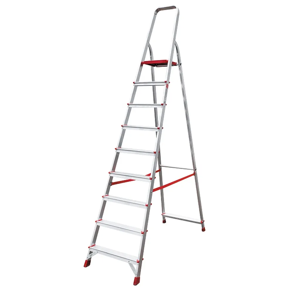 Стремянка 9 ступеней, NV3110 Новая высота, алюмин. 