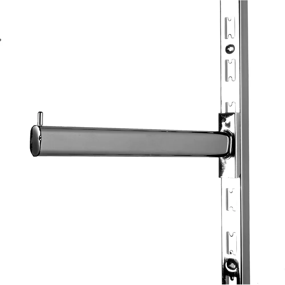 Кронштейн прямой на стойку G052-350, L=350мм, хром