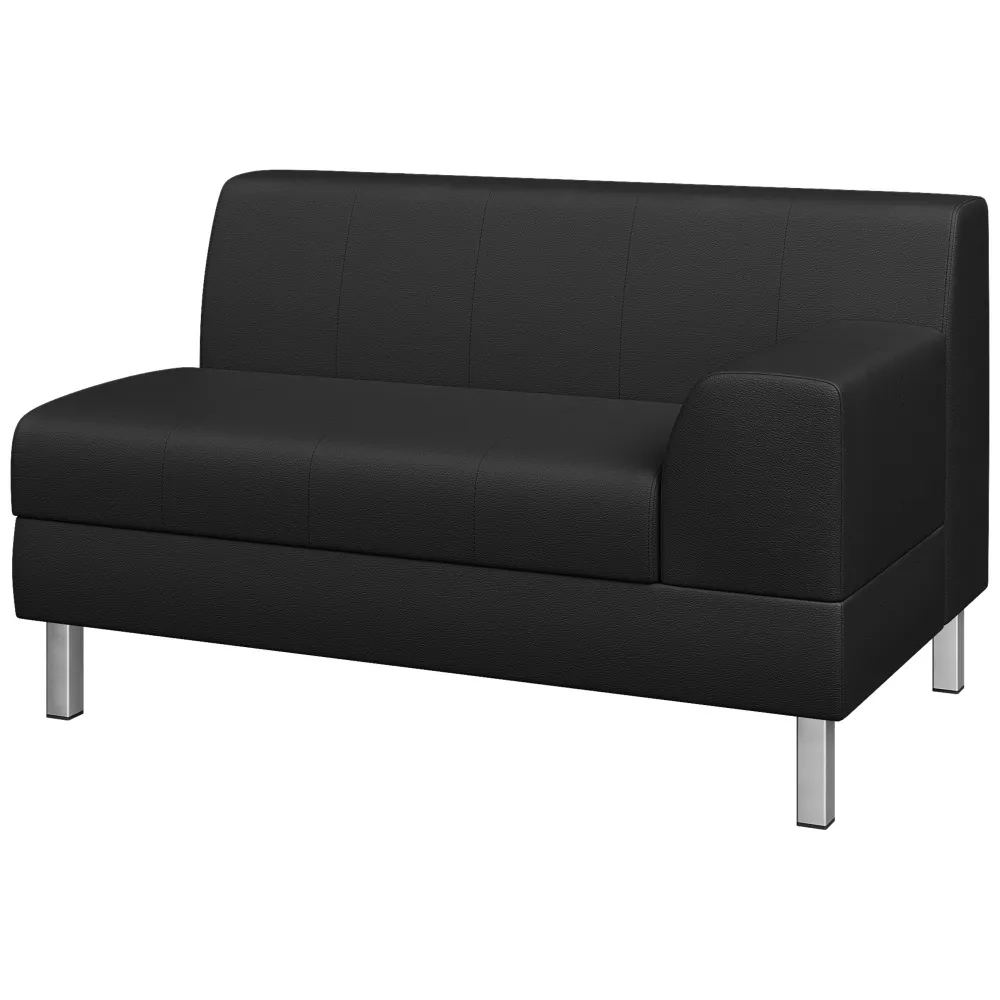 Диван офисный Флагман модуль 2-х мест. левый FL2L-1