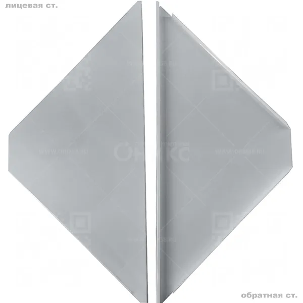 ТС Полка 500 внешняя (RAL 9016 белый глянец)