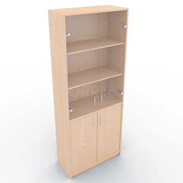 Шкаф серии А №5 А-310/А-стл310 прозр., 770*370*2000мм. (НАБОР)