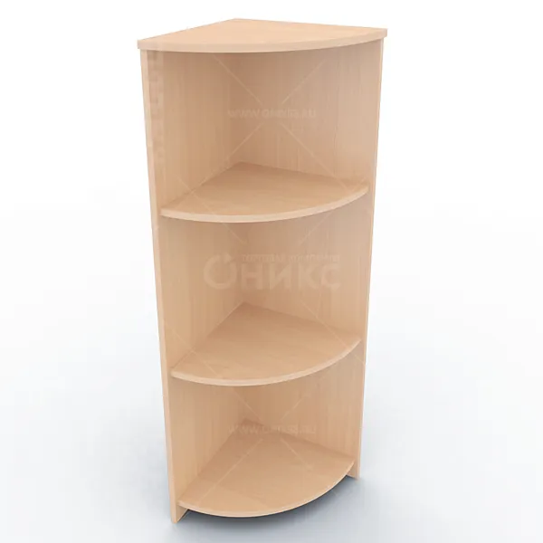 Стеллаж угловой А-324, 2 полки, 370*370*1220мм.