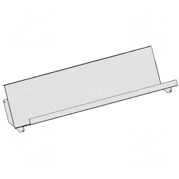 ТС Полка журнальная  900 с боковиной (RAL 9016 белый глянец)