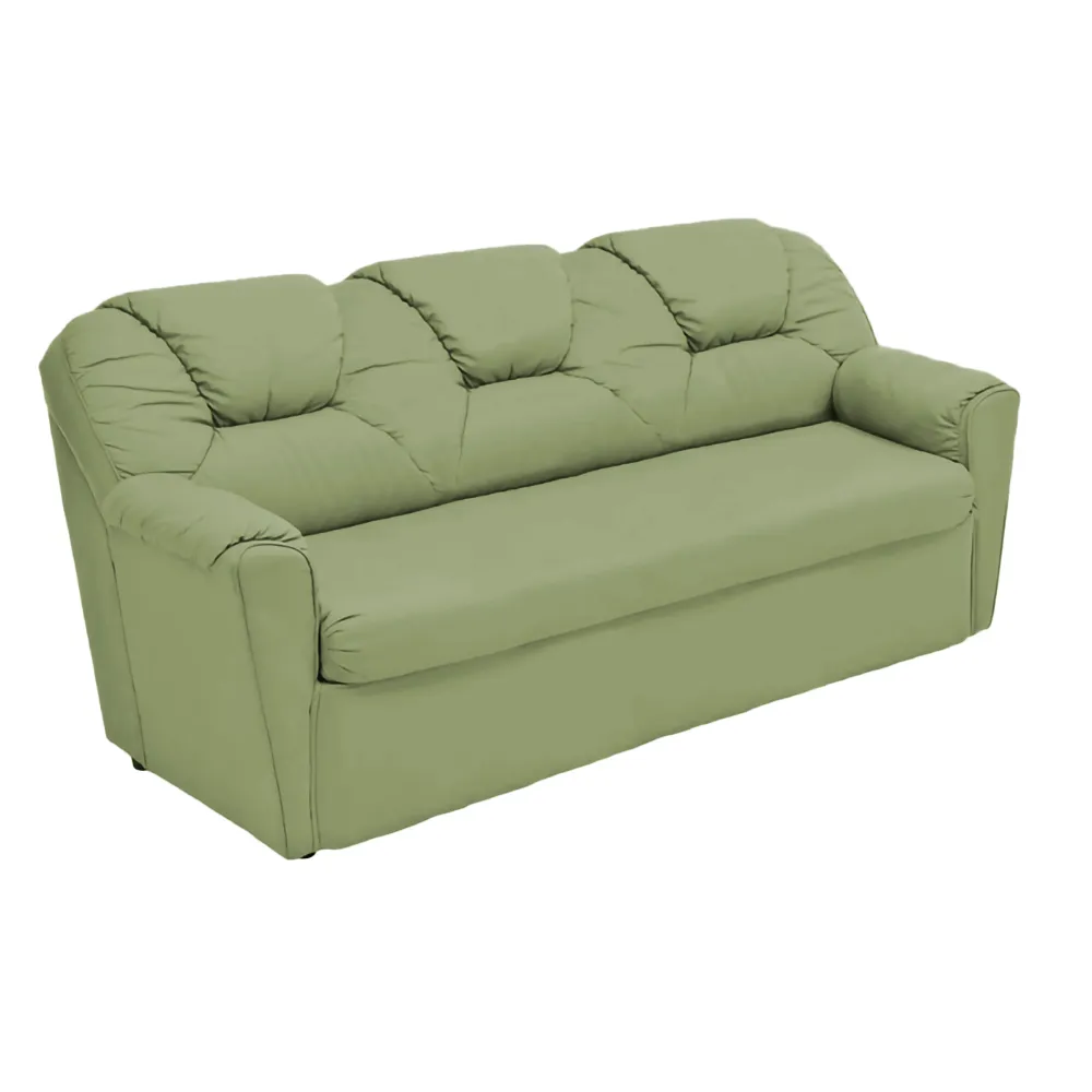 Диван офисный Бизон 3-х мест.  (ЭКО-33 салатовый)