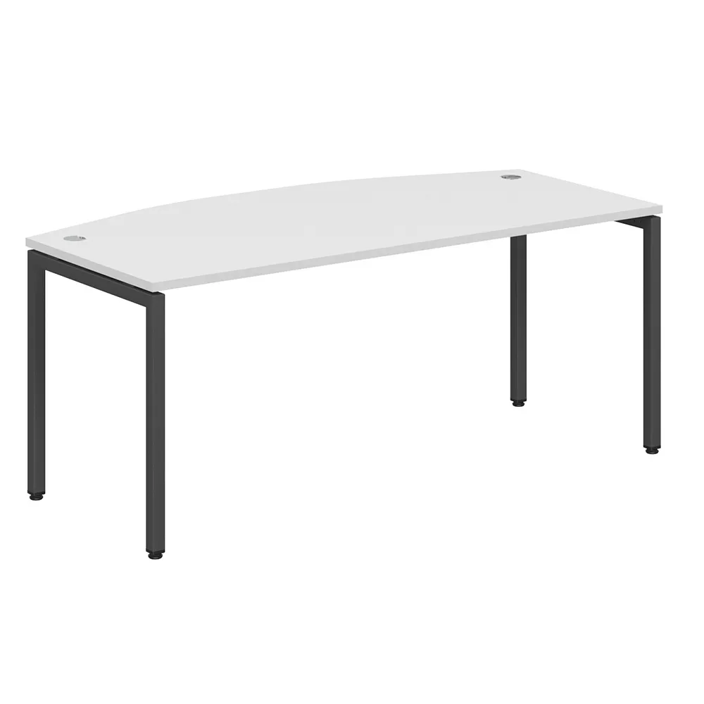 Стол руководителя XSET 189 1800х914х750 XTEN-S (НАБОР) (Белая столеш. / антрацит. каркас)
