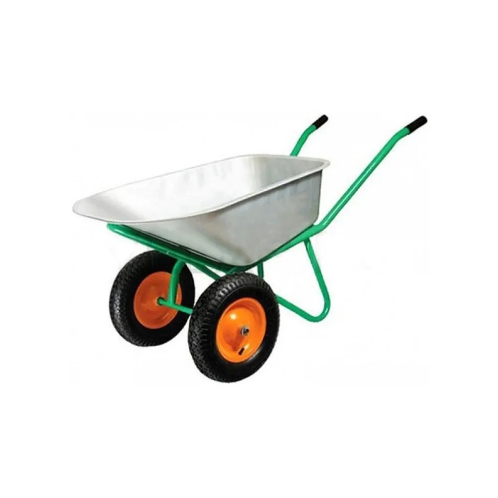 Тачка строительная 100 л 250 кг 422ZP двухколесная с пневмоколесом