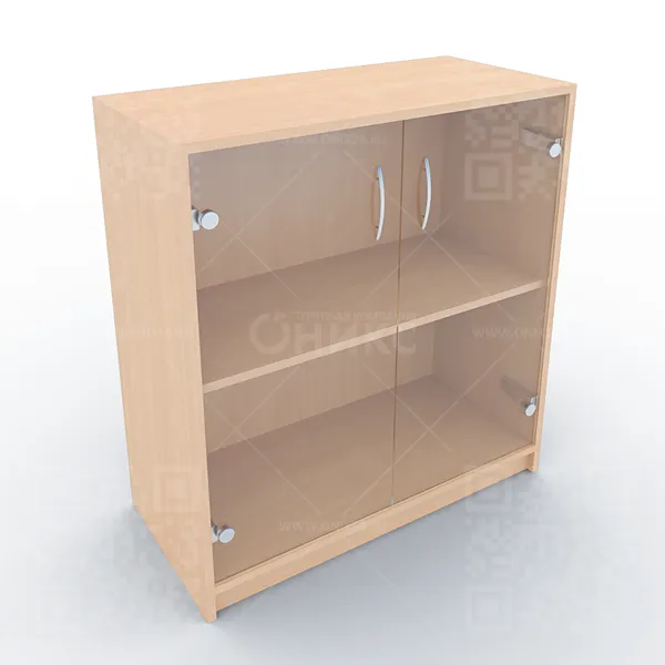 Шкаф серии А №12 А-302/А-стл302 прозр., 770*370*850мм. (НАБОР)