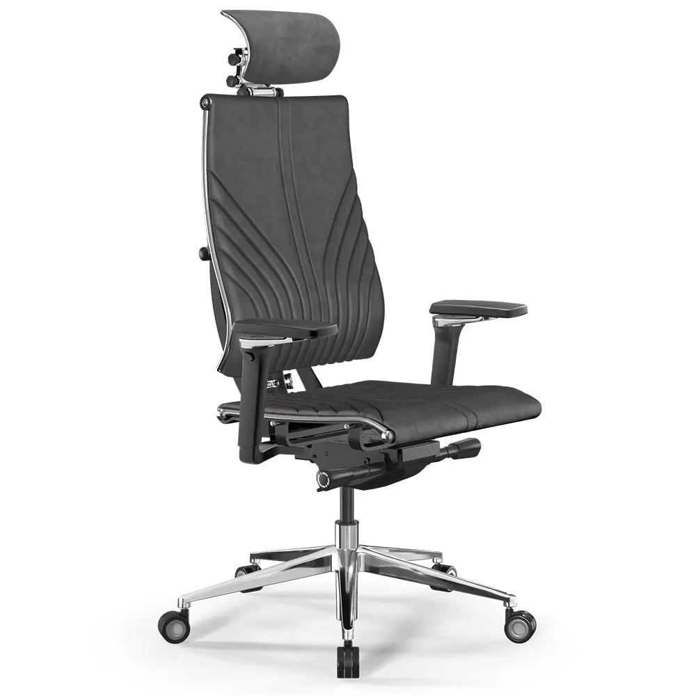 Кресло Yoga Spine 4DF B2-12 (Велюр GoyaLE темно-серый AE.F.14.13A)