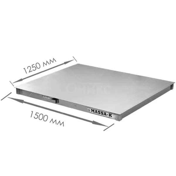 Модуль взвешивающий 4D-P.S-15/10 - 2000, платформа 1500*1000мм, 2000 кг., нержавеющая сталь