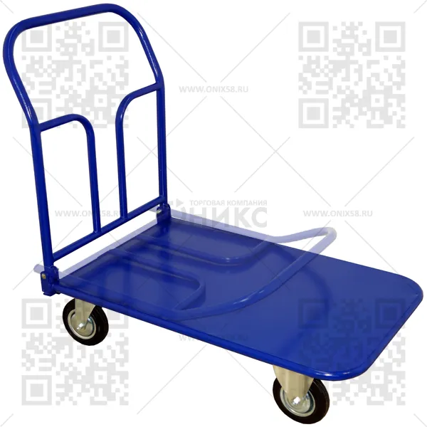 Тележка платформенная ТПСР 5 МЗ складная ручка 700*1200 колеса d-200