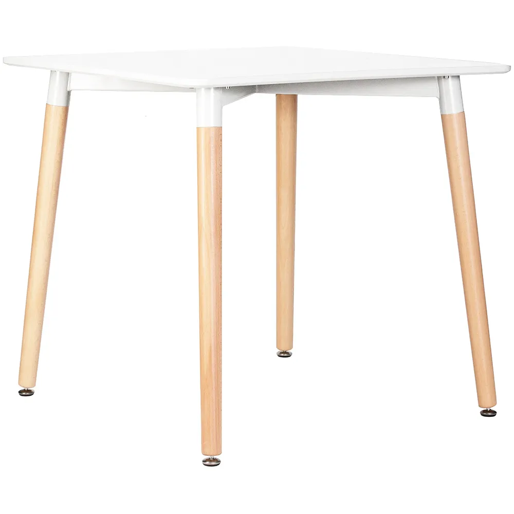 Стол обеденный SERRA LMZL-TD-103 ножки бук, столещница белая 