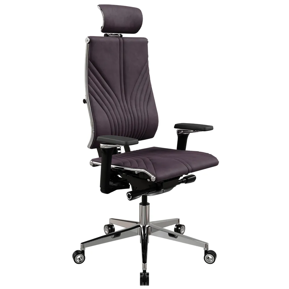 Кресло Yoga Spine 4DF B2-12 (Велюр GoyaLE фиолетовый AF.F.14.13A)