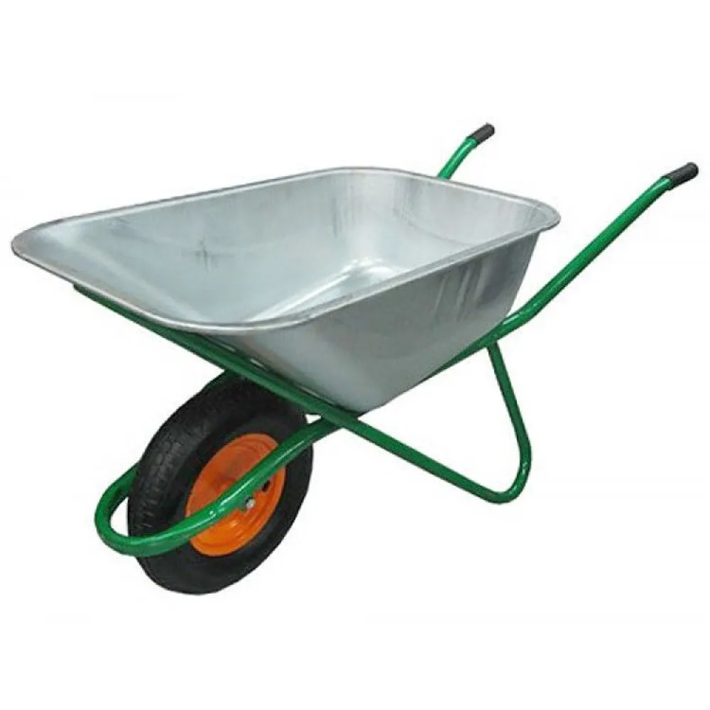 Тачка строительная 100 л 160 кг 113ZP одноколесная с пневмоколесом 