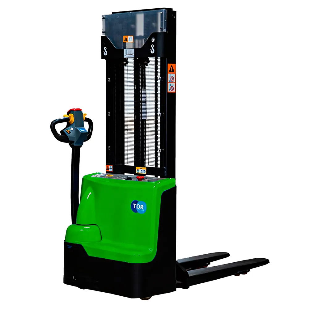 Штабелер самоходный TOR WS15H-2000SC Li-ion, 1500кг., 2,0м., контроль скорости подъема