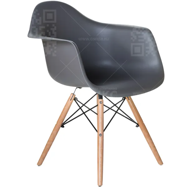 Стул пластиковый DOBRIN DAW LMZL-PP620 ножки бук