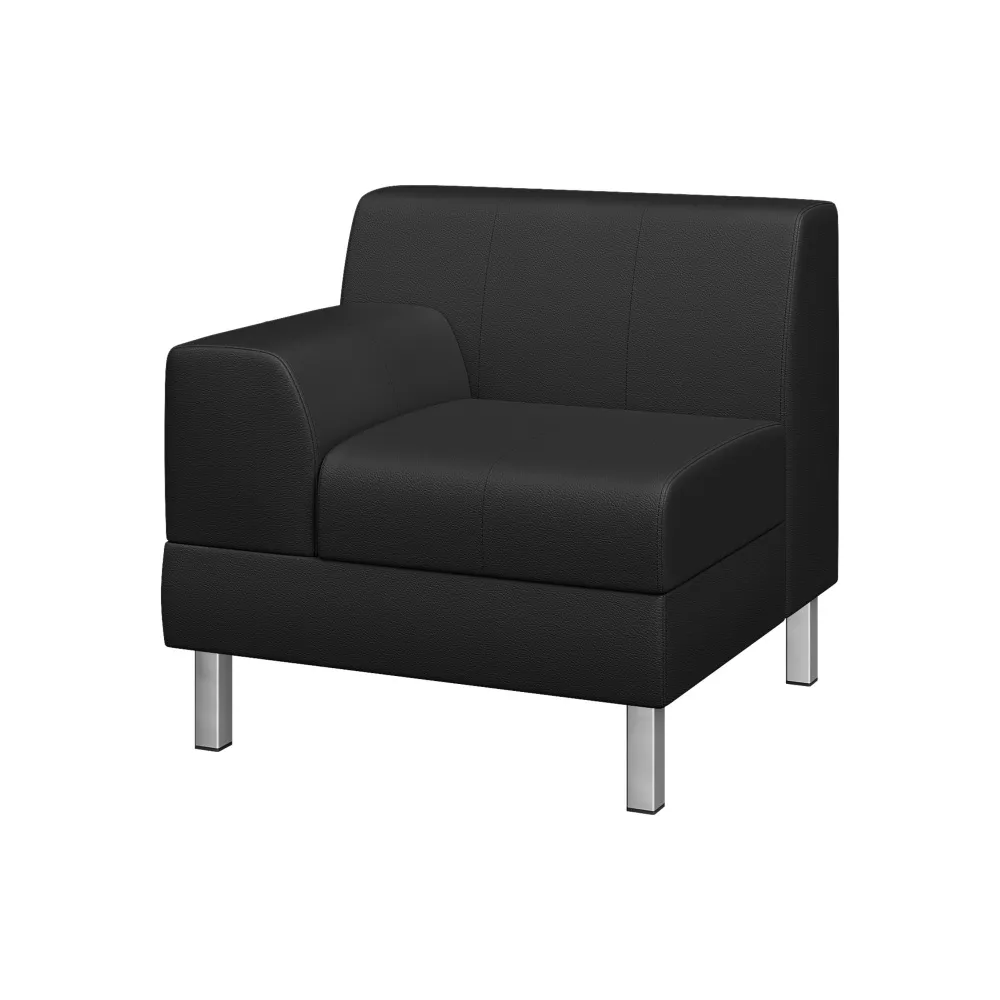 Диван офисный Флагман модуль 1 мест. правый FL1R-1