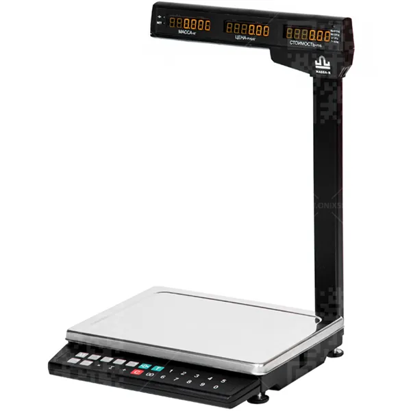 Весы торговые MK-6.2-TH21 (RU) LED, (USB,RS-232)