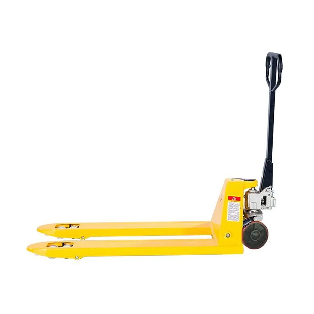 Тележка гидравлическая TOR RHP, 1500 кг, 2400 мм. полиуретановые колеса 