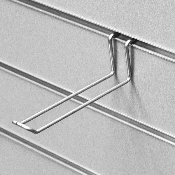 Еврокрючок для эконом панели, L=100мм, цинк EK300