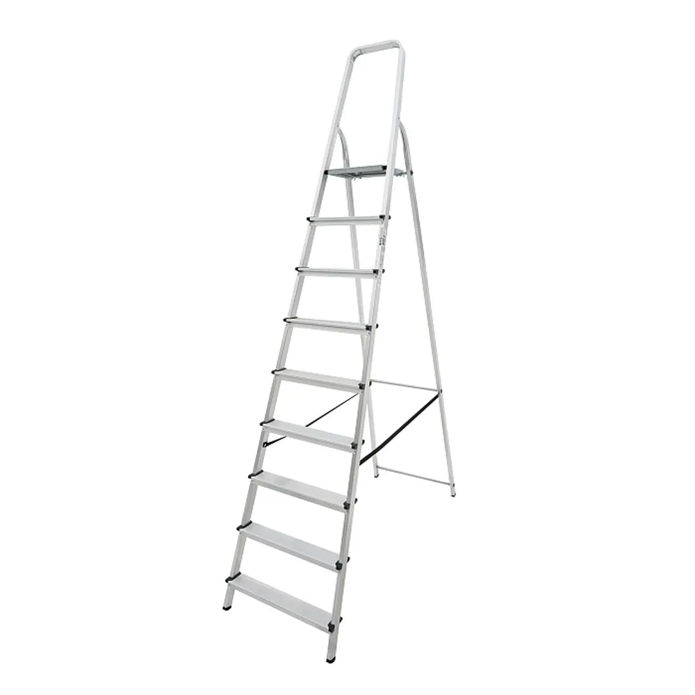 Стремянка 9 ступеней, NV1110 алюмин. 