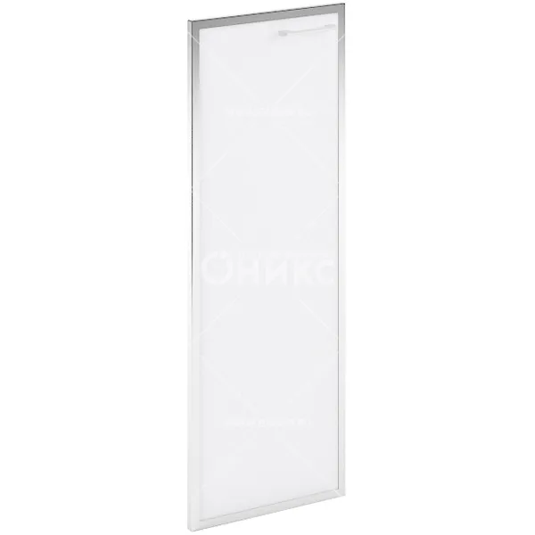 Дверь стеклянная в AL-рамке XRG 42-1(L) левая Сатин белый 1132х422х22 XTEN