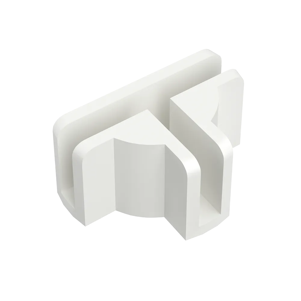 Заглушка соединительная "Т- образная" для экранов Белая RAND