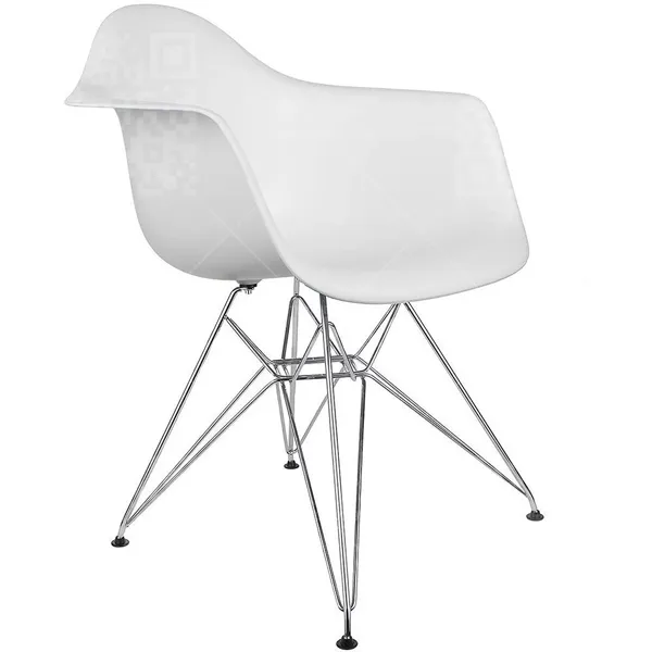 Стул пластиковый DAW CHROME LMZL-PP620B ножки хром