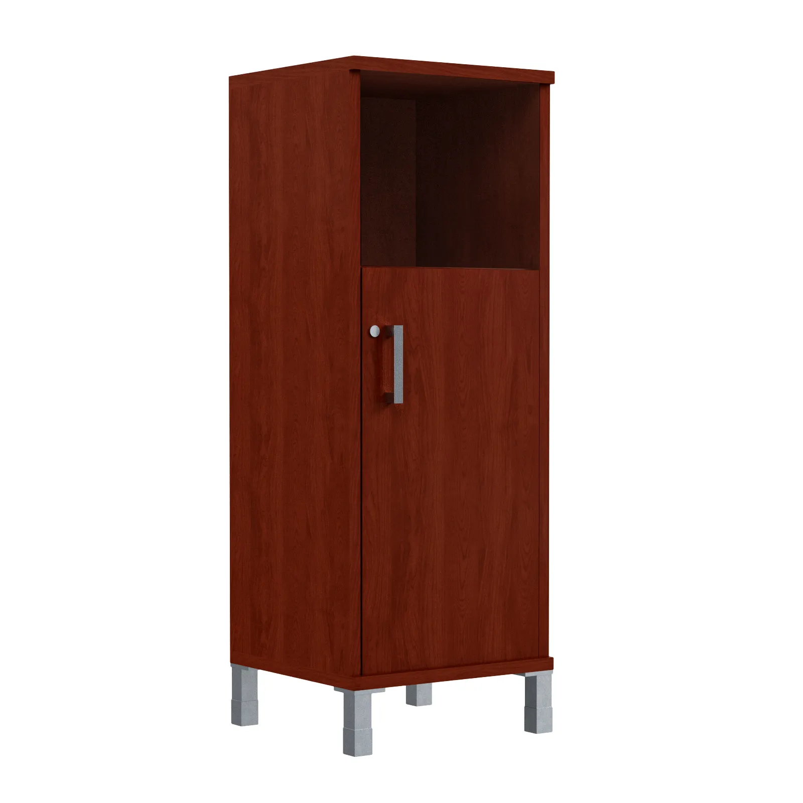 Шкаф-колонка средняя с замком в глухой малой двери B 421.3(RZ)   475х450х1286 BORN (НАБОР) (Бургундия выводится из ассортимента)