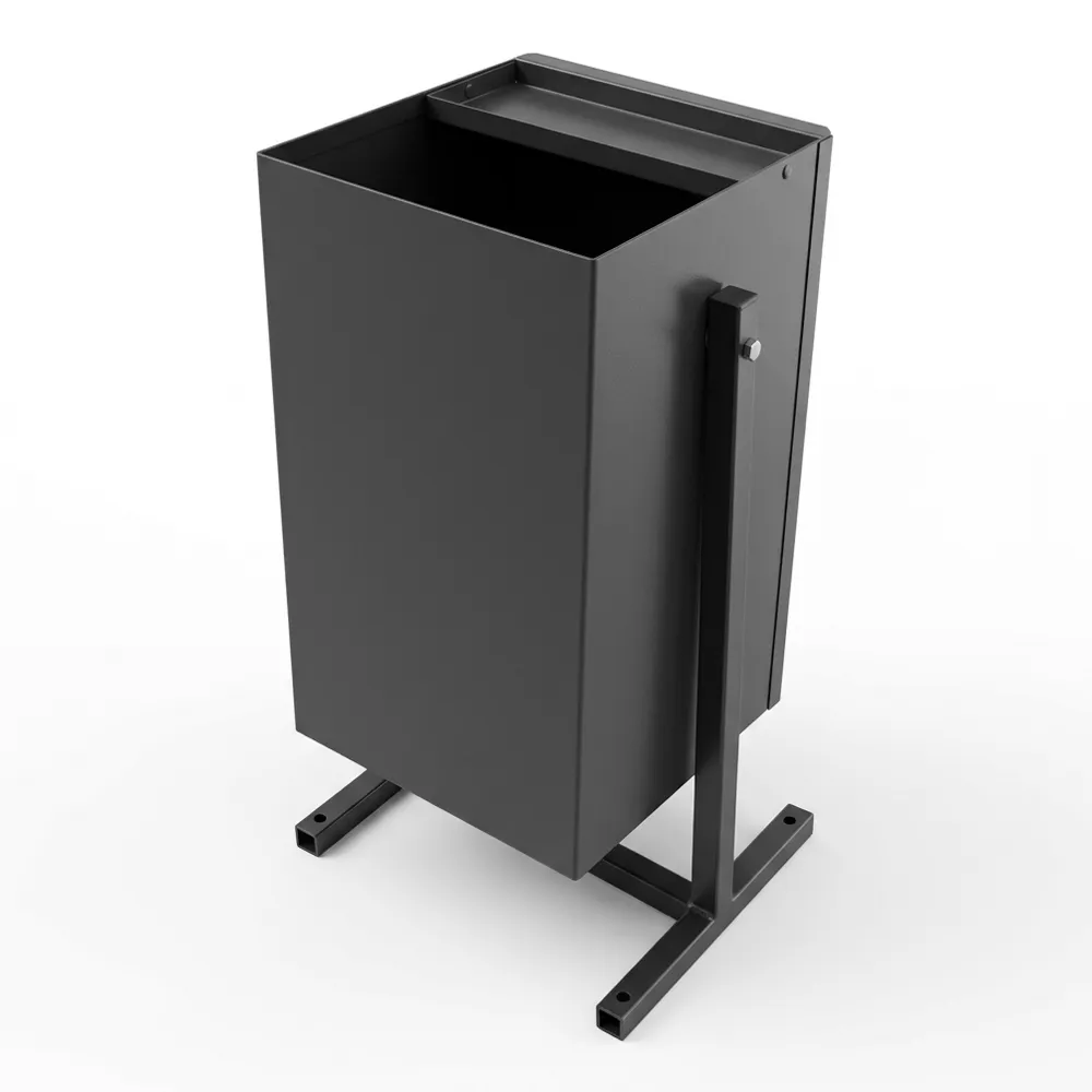 Урна уличная У-1, 15л. черная