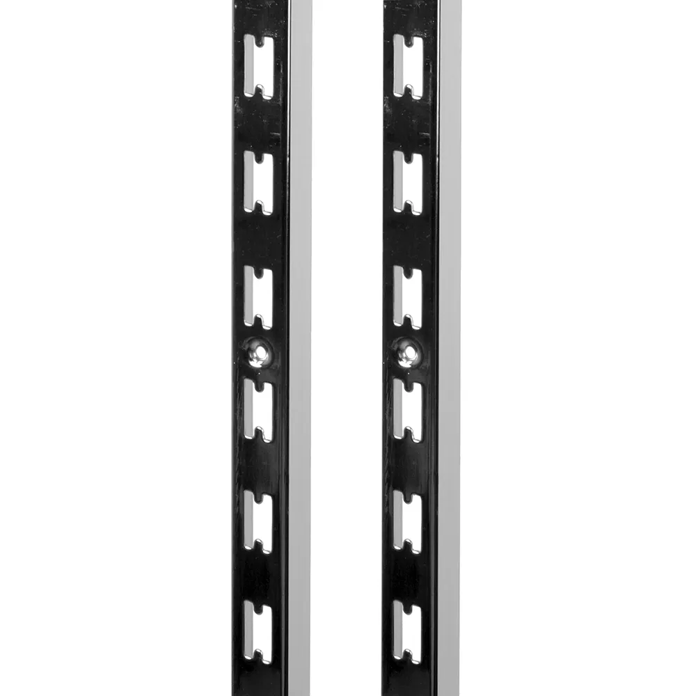 Стойка перфорированная A009-1.5 (30х17 мм), L=2400мм, толщ. 1,5 мм, хром