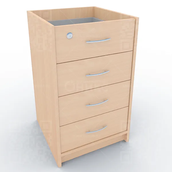 Каркас тумбы приставной АТ-05, 440*450*740мм. 