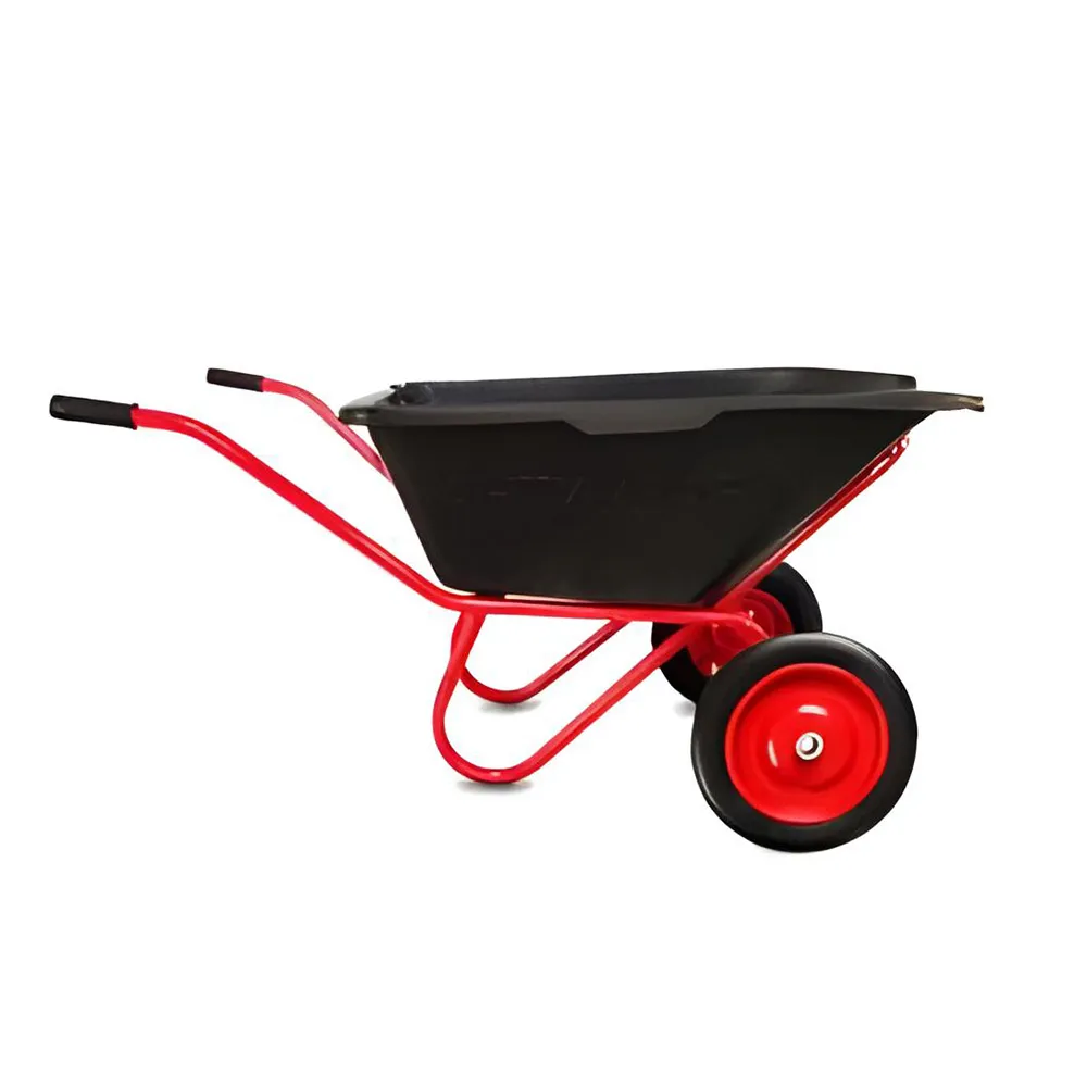 Тачка строительная 110 л 200 кг "Антиудар" двухколёсная с пневмоколесом