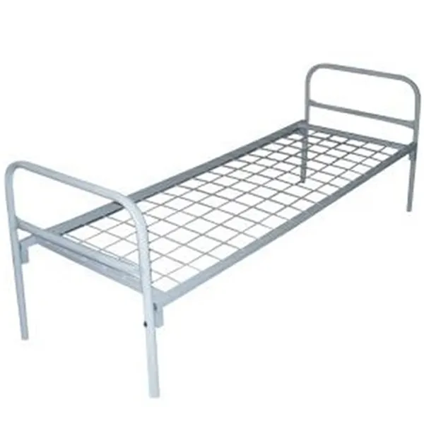 Кровать металлическая 1-ярусная 1900*800, сетка 100*100
