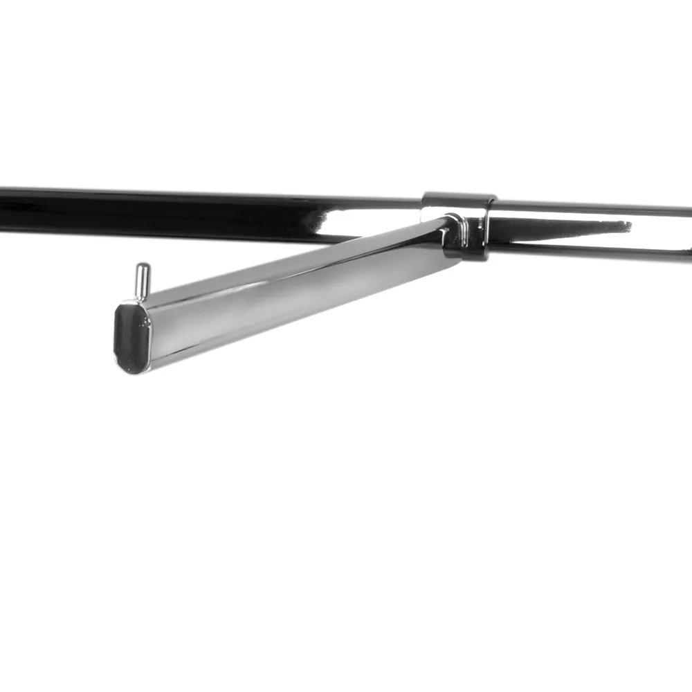 Кронштейн прямой для овальной трубы H007-400, L=400мм, хром