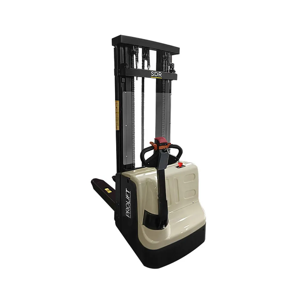 Штабелер самоходный PROLIFT M2 SDR 1545S Li-ion,  1500кг., 4,5м. с электроподъемом, АКБ 150Ah
